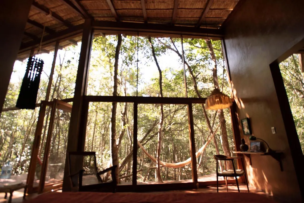 Villa Ojo De Arbol, Boutique Cabin In The Real Jungle Tulum Mexico